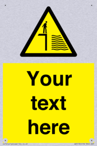 Custom Deep Water Sign